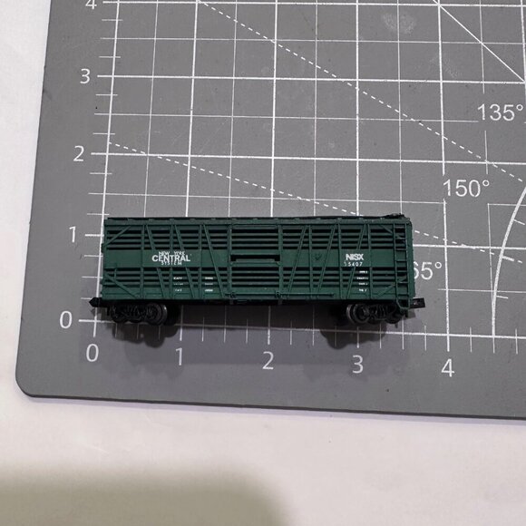 Green Atlas Cattle Cars 2252 N Scale New York Central NYC w Original Box - Picture 3 of 9